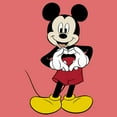 thumbnail image 2 of Boy's Mickey & Friends Mickey Mouse Heart  Performance Graphic Tee Red Heather Large, 2 of 4