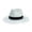 White, variant on LQCrafK Sun Hat Panama Straw for Women Men, Fedora Wide Brim Foldable Travel Hat, Summer Beach Hat