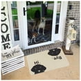 thumbnail image 6 of NYDECOR Funny Welcome Mats for Front Door Hi Bye Dog Door Mat Dog Doormat Rubber Non Slip Entrance Rug for Indoor Outdoor, 17"x28", 6 of 7