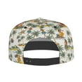 thumbnail image 4 of Fotbe Hawaiian Style Flat Bill Visor Cap Classic Snapback Hat Polyester Foam Trucker Hat Trucker Cap Adjustable Baseball Cap, 4 of 9