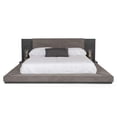 thumbnail image 7 of Modrest Jagger 102x96" Modern Polyester Fabric Eastern King Bed in Gray, 7 of 7