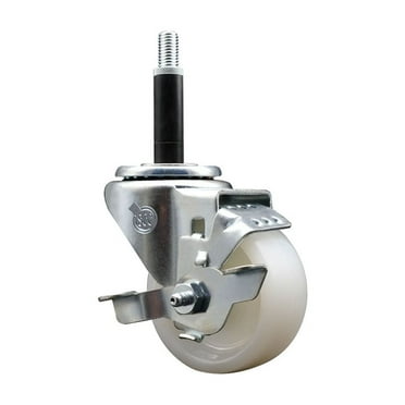 3 Inch SS Nylon Swivel 3/4 Inch Expanding Stem Caster with Brake SCC