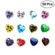 thumbnail image 1 of KAKOWELY 50 gemas en forma de corazón para manualidades, decoración de fiestas temáticas, accesorios y actividades infantiles., 1 of 3