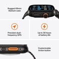 thumbnail image 4 of Apple Watch Ultra 2 GPS + Celular, Caja de Titanio Negro de 49 Mm con Correa Negra Ocean (Reacondicionado)., 4 of 5
