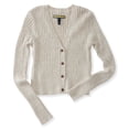 thumbnail image 1 of Suéter de punto de Cable Aeropostale para mujer beige mediano Cárdigan, 1 of 2