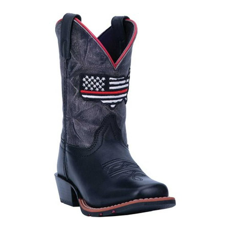 Children s Dan Post Boots Thin Red Line Cowboy Boot DPC3954 Youth