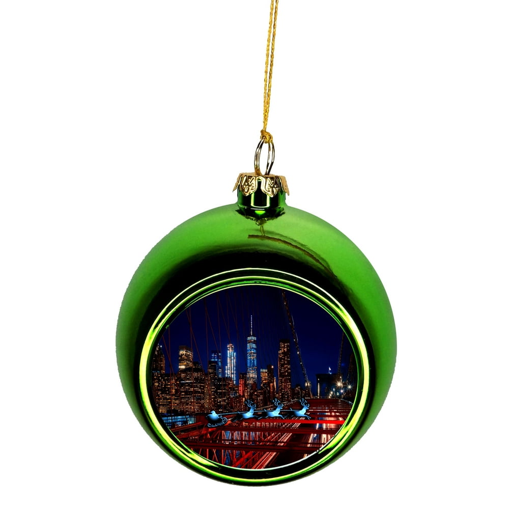 NYC Christmas Ornaments New York City Christmas Ornament  Brooklyn