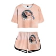 thumbnail image 6 of Noa Kirel Tshirt Merch Two Piece Set Women Shorts+lovely T-shirt Casual Streetwear, 6 of 6