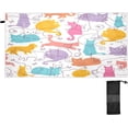 thumbnail image 2 of Colorful Cats Beach Towel, Oversized Travel Towel, Absorbent, Lightweight, Quick Drying, Soft and Comfortable Wash cloth, 2 of 7