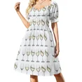 thumbnail image 1 of Dégustation de Vin - Verres à Vin Blancs. Robe Sans Manches Vêtements de Femme Robes de Luxe, 1 of 5