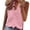 Pink, variant on LIZUOJUNF Women's Fashion Shirt Women's Blouses Dressy Boho Casual Ruffle Short Sleeve Tops Business Outfits Ladies Summer 2025 Trendy Work Shirts Tunic Tops 2025 Dressy