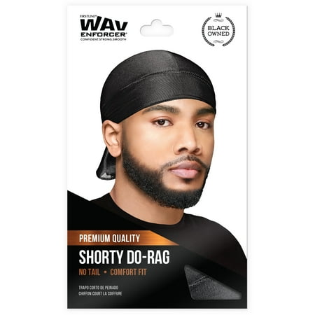 Wavenforcer Shorty Do-Rag, Black