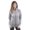 Gray, variant on Covalent Activewear Ladies Full-Zip Encore Jacket with Slim Pockets