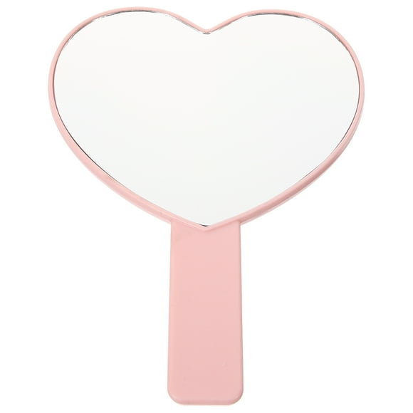Heart Shaped Handheld Travel Mirror Decorative Small Mirror