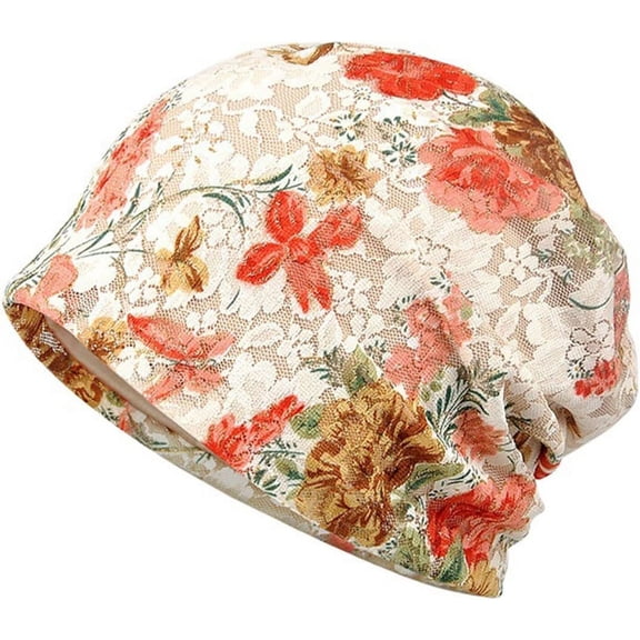 YooGuoGuo Lady Lace, Bonnet Bonnet with Flowers, Loose-Fitting Cap, Women's Fashion hat