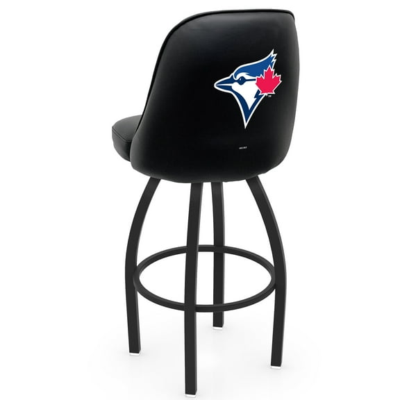 Black Toronto Blue Jays 36" Swivel Bucket Seat Bar Stool