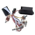 thumbnail image 2 of maskred Active Preamp 3-band Equalizer Wiring Harness Kit with Battery Case Electronic Guitar Bass Treble Tone Control System for Pickup, 2 of 8