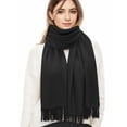 thumbnail image 1 of Mantón AURUZA Pashmina para mujer, negro, 70x200 cm, 1 of 7