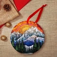 thumbnail image 4 of Christmas Ornaments Mountain Range, Mountain Range Ornament, Mountain Range Decorations, Mountain Range zdkibM (Snowy Moutain 10), 4 of 4