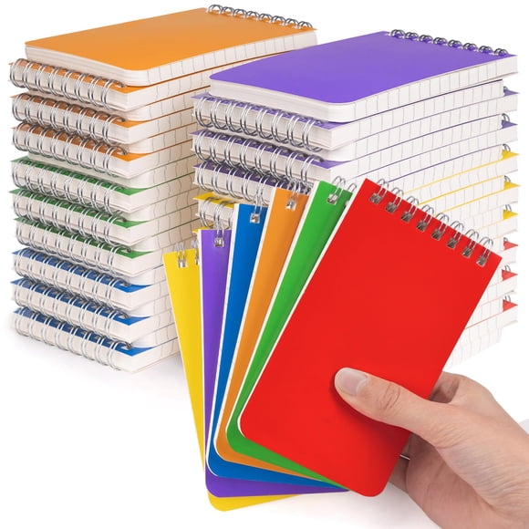 Cuaderno de bolsillo WeLiu, 8 x 13 cm, 42 paquetes, 60 hojas, 80 g/m²