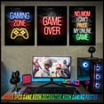 thumbnail image 6 of Gaming Posters Canvas Wall Art Decor, Teen Game Room Decorations, Boys Room Decor, Gamer Wall Decor, Gamer Room Decor for Boys Wall 12"X16" - Framed Set of 3, 6 of 6