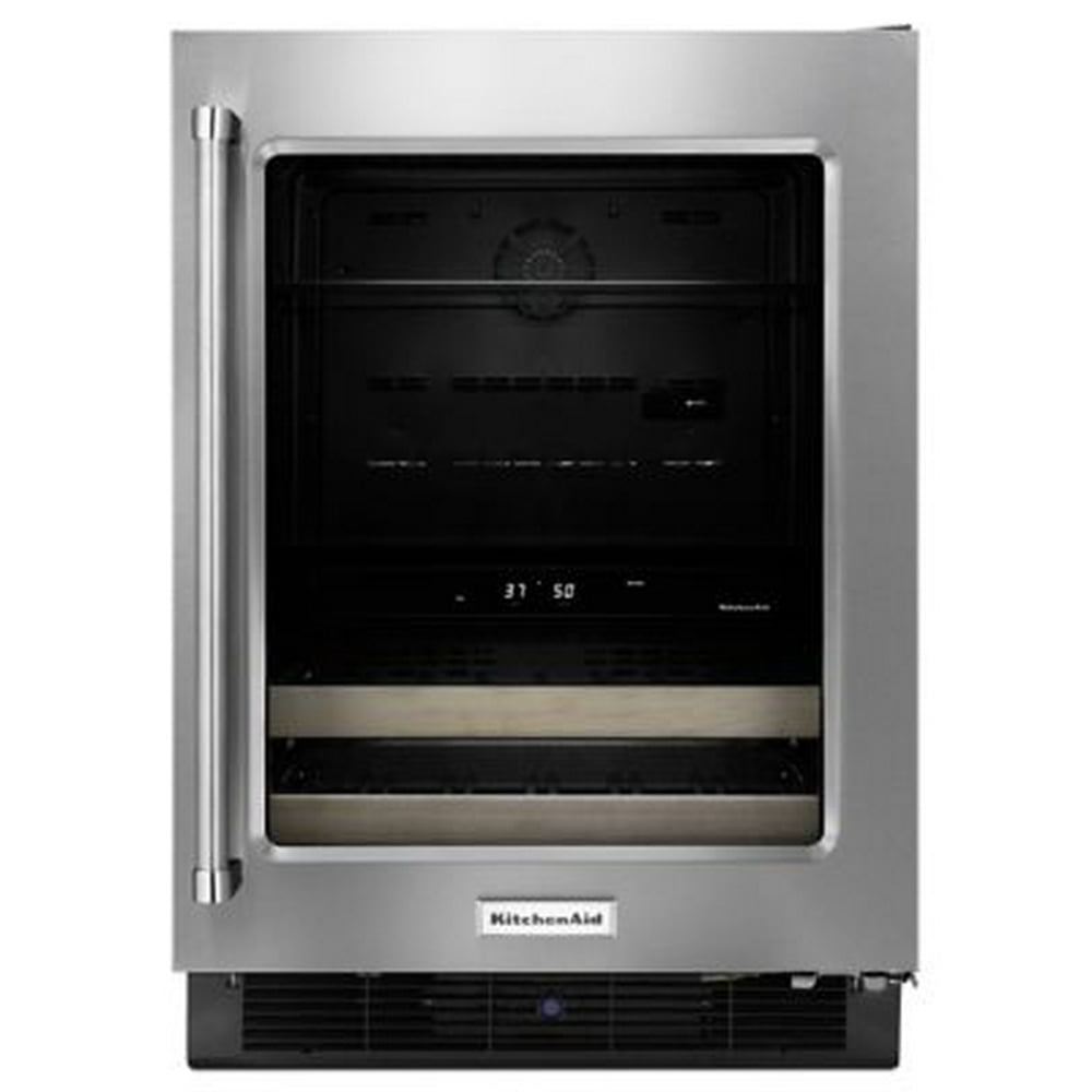 KitchenAid KUBR204ESB Wine cooler/refrigerator freestanding niche