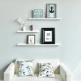 thumbnail image 4 of WELLAND Vista Photo Ledge Floating Shelves Picture Ledge Wall Mounted Shelf Display, 36''L x 3.5''D x 2''T, White, 4 of 6