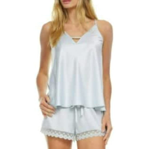Women's Flora Nikrooz Victoria Satin Camisole, Size X-Small - Light Blue