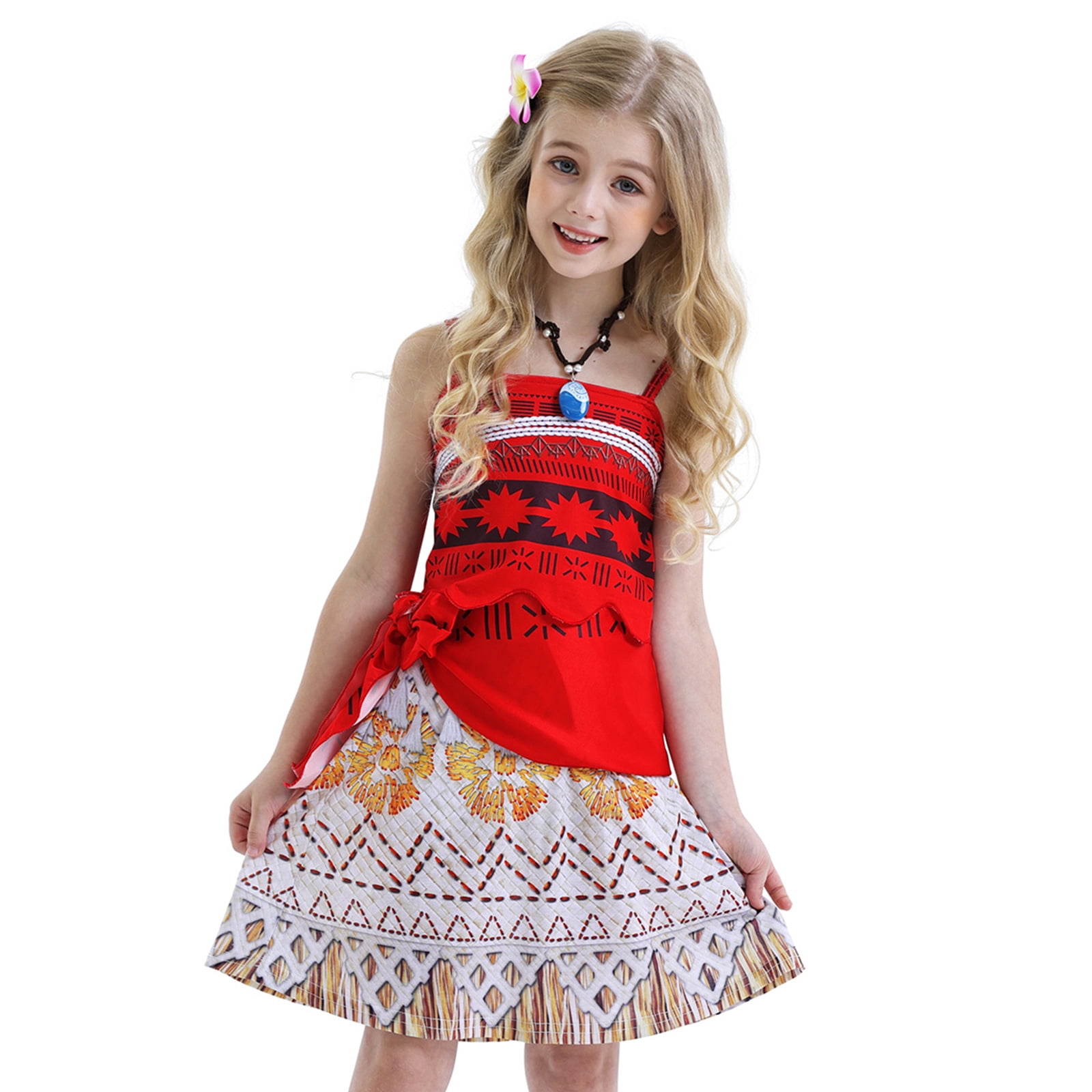 Girls moana costume 2025