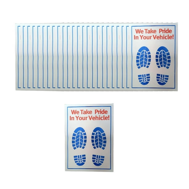Alfombrillas desechables perfecl para coche 25 piezas papel protector