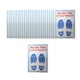 thumbnail image 1 of Alfombrillas desechables perfecl para coche 25 piezas papel protector, 1 of 8