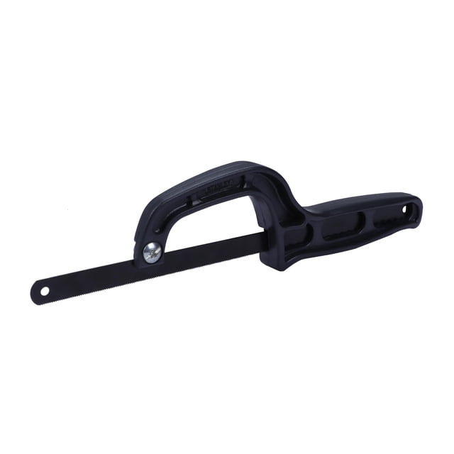 Minisierra Stanley 0-20-807 negra y plateada de 30 cm de longitud