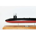 thumbnail image 3 of USS Tinosa SSN-606 Submarine Model, US Navy, Scale Model, Mahogany, Permit Class, 3 of 5
