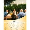 thumbnail image 2 of 25FT Globe String Lights, G40 Outdoor String Lights with 27 Clear Edison Bulbs(2 Spare) for Patio Balcony Decoration - White Wire, 2 of 8