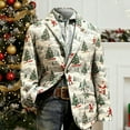 thumbnail image 2 of KHONTS Christmas Blazer for Men Vintage Corduroy Jacket Funny Xmas Graphic Button Holiday Party Jackets Work Blazers 13-Beige XXL, 2 of 3