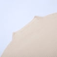 thumbnail image 4 of Suéter de punto Gibobby suelto para Mujer Otoño invierno color sólido Beige L, 4 of 5