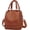 Brown, variant on Backpack Purse Women Crossbody Bag Ladies Small Rucksack PU Waterproof Shoulder Bag Handbag Daypack for Travel Shopping Dating Black