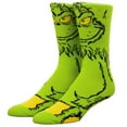 thumbnail image 1 of The Grinch Character Animigos Crew Socks, 1 of 4