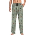 thumbnail image 3 of Top-kevin Multi- Airplane Pajama Pants for Men PJs Bottoms Sleep Lounge Pants with Pockets, S M L XL XXL, 3 of 13