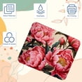 thumbnail image 3 of Peony Square Gaming Mouse Pad Desk Mat, 8.3x9.8 Inch, Non-Slip Rubber Bottom, Printed, Suitable for Office and Gaming, 3 of 6