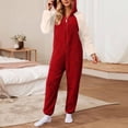 thumbnail image 2 of Kukoosong Jumpsuits for Women, Women's Long Sleeve Hooded Jumpsuit, Casual Winter Warm Rompe Sleepwear, Pajamas Onesies Outfits, 2 of 6