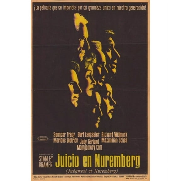 Posterazzi MOV349627 Judgment at Nuremberg Movie Poster - 11 x 17 in.