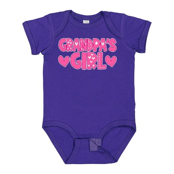 Inktastic Grandpas Girl Granddaughter Girls Baby Bodysuit