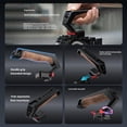 thumbnail image 4 of Camera Cage Handle, Multi Functional Sliding Groove Wooden Handle, 4 of 8