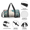 thumbnail image 4 of Easygdp Celestial Cat And Flowers Bolsa de Viaje, Bolsa de Mano, Bolsa de Gimnasio, Bolsa de Equipaje para Viaje, 4 of 6