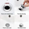 thumbnail image 5 of Sink Stopper, Sink Drain Stopper, With Anti-clogging Filter For Sinks With A 34-40 Mm Drain., 5 of 5