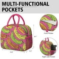 thumbnail image 6 of Lunch Bag Lunch Box for Women Reusable Insulated Lunch Bags,Water-Resistant Colorful Rainbow Bananas Cooler Lunch Tote Bag, Large Capacity for Work Travel Picnic, 6 of 6