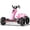 12V Pink, variant on Xuanlur 12V 4.5AH Kids Electric Go Kart, 30W*2 Motors Ride On Toy for Ages 3-6 Years, EVA Wheel, Metal Frame, 4.8 MPH Max Speed, Music & Lights, for Ages 3-6 Years, 88 lbs Capacity, Pink