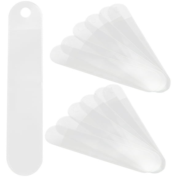 ROSENICE Transparent Plastic Pen Protective Bag for Storage Lightweight and Single Pen Sleeve 50pcs