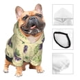 thumbnail image 3 of Fotbe Green And Purple Grapes Sudadera con Estampado para Perros Pequeños – Suéter con Capucha para Mascotas, Tela Suave de Forro Polar con Bolsillo-XX-Large, 3 of 7